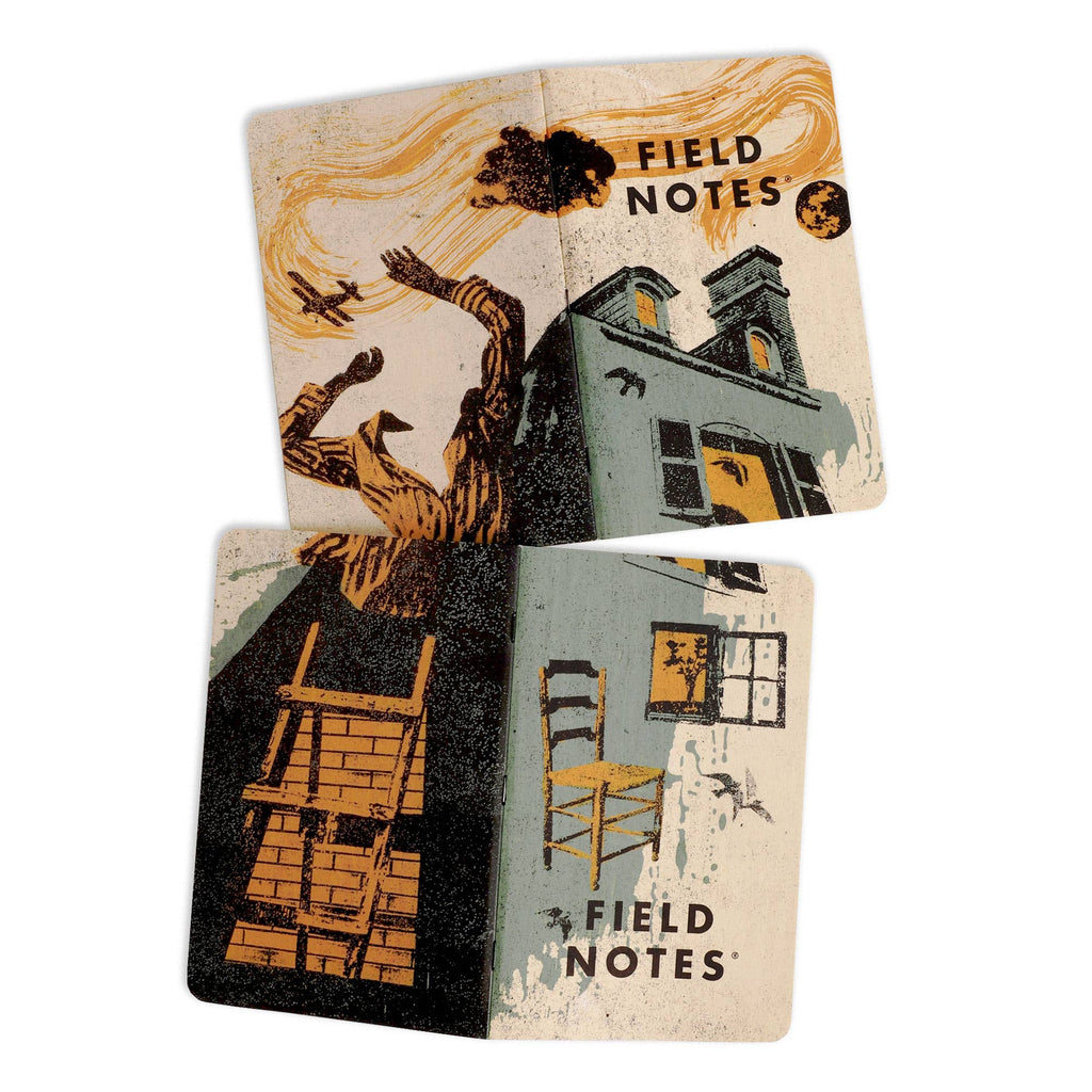 Field Notes Hunter’s Moon journal and sketchbook showing the paired cover artwork
