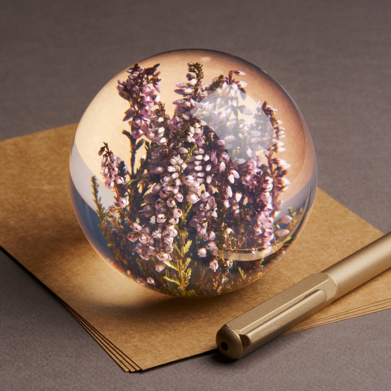 Hafod Grange Ltd - Heather Paperweight: Small