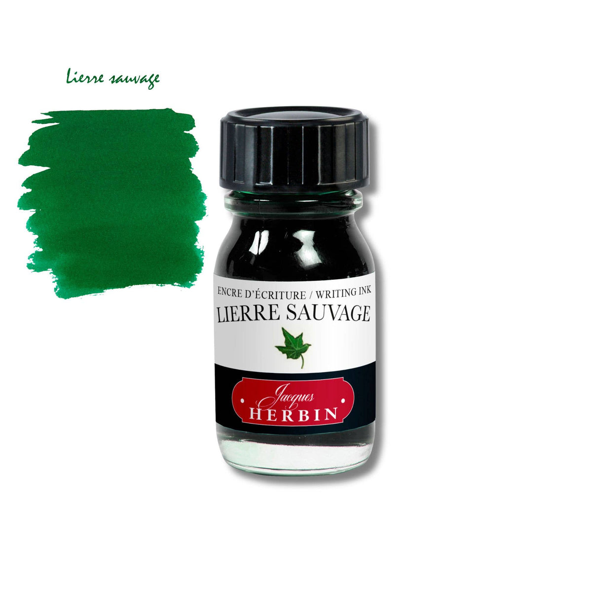 J. Herbin Lierre Sauvage fountain pen ink in 10 mL bottle
