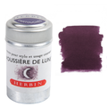 J. Herbin Poussière de Lune dusty purple fountain pen ink cartridges in metal tin, pack of 6