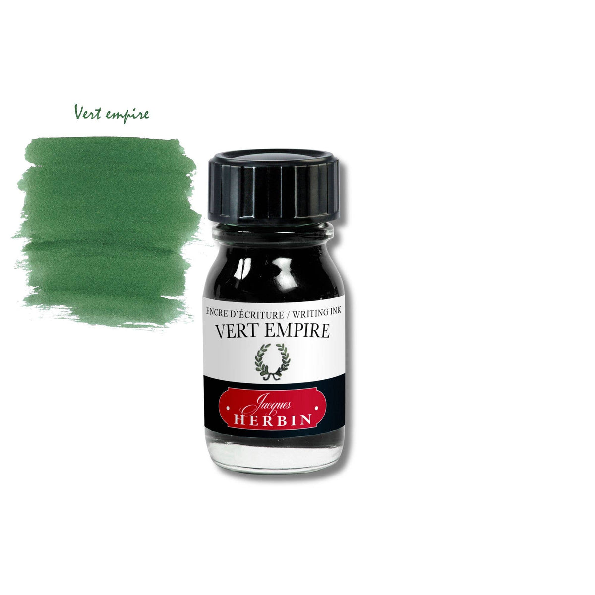 J. Herbin Vert Empire fountain pen ink in 10 mL bottle