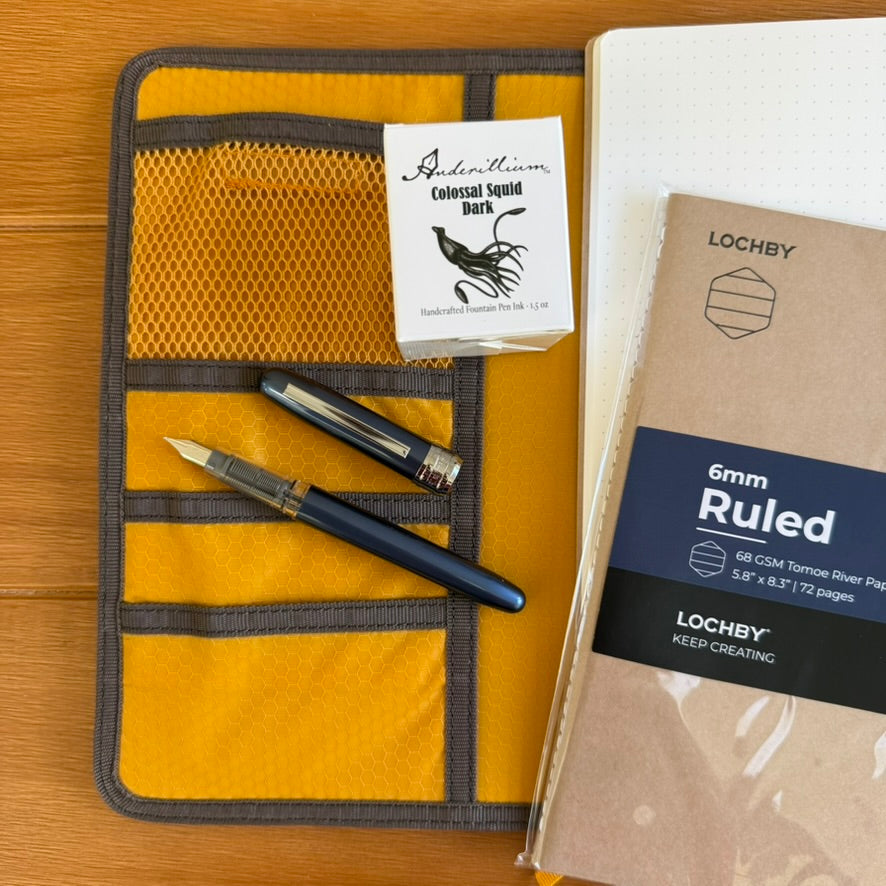 Open Lochby Field Journal included in the Traveling Archivist writing kit