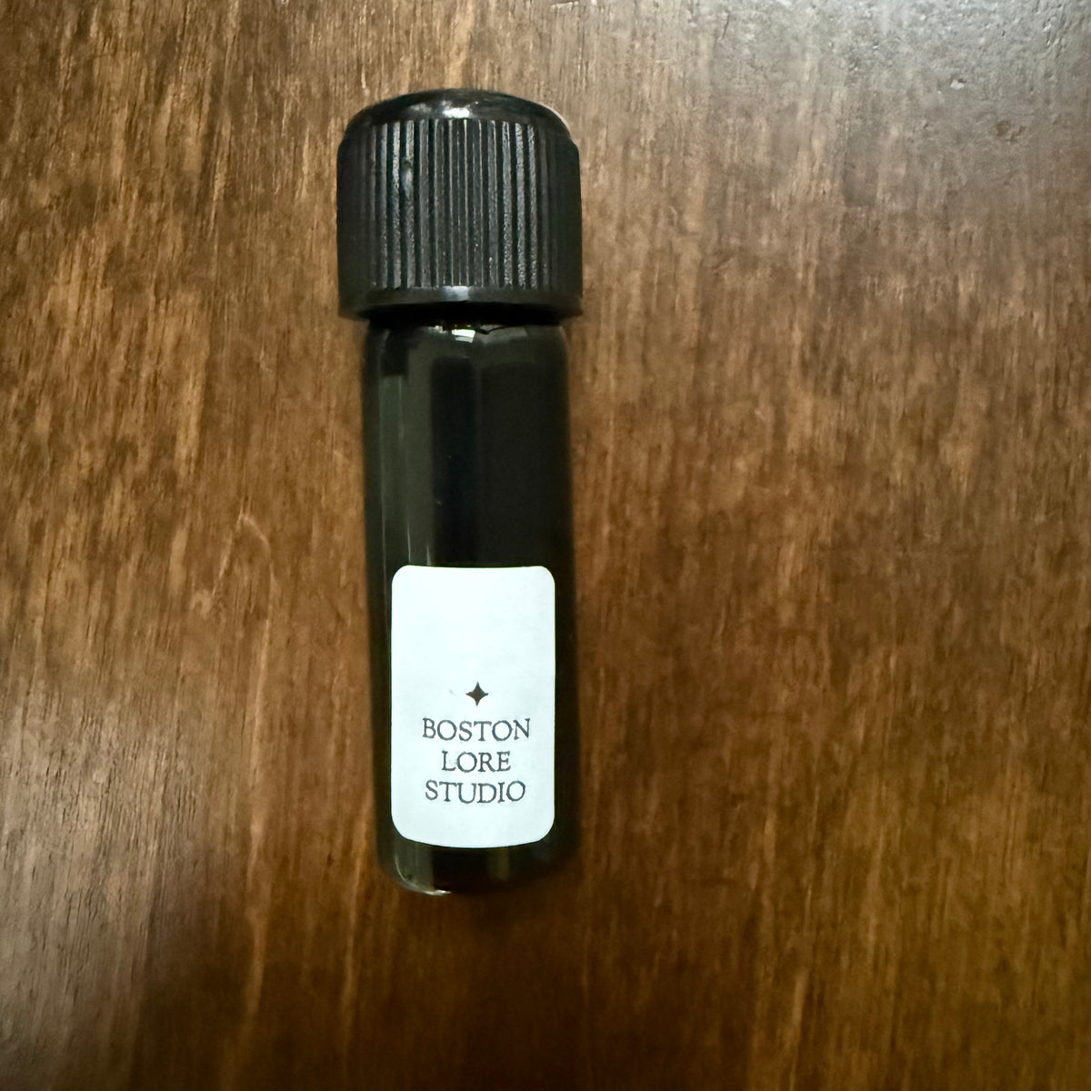 5 mL Archive Bottle of Noodler's Halloween Chuckie showing the Boston Lore Studio label