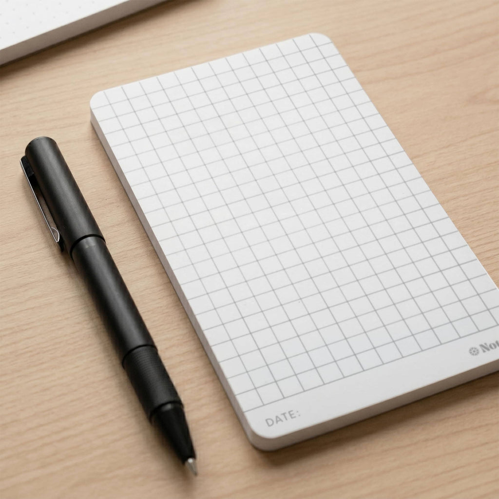Notsu compact notepad refill showing heavyweight paper and page layout