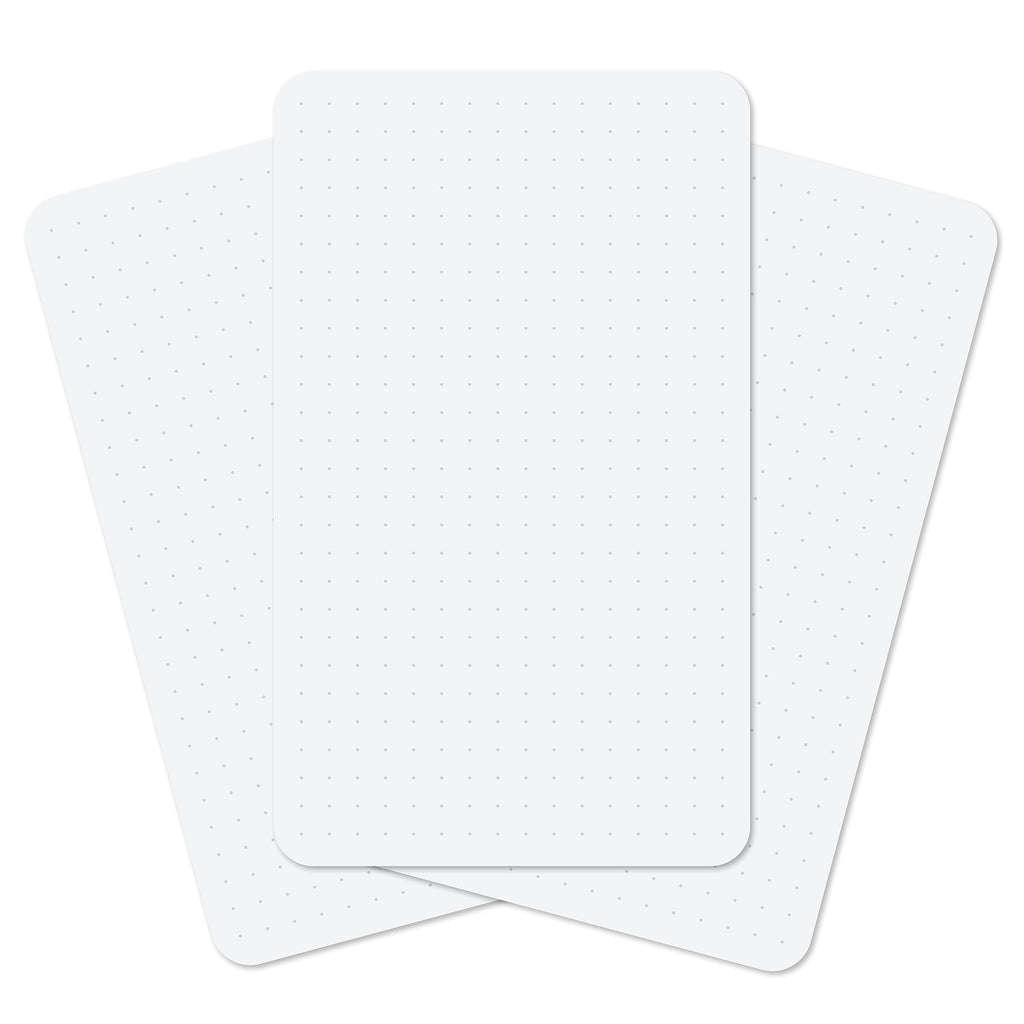 Notsu 4 × 6 dot grid index cards showing rounded corners