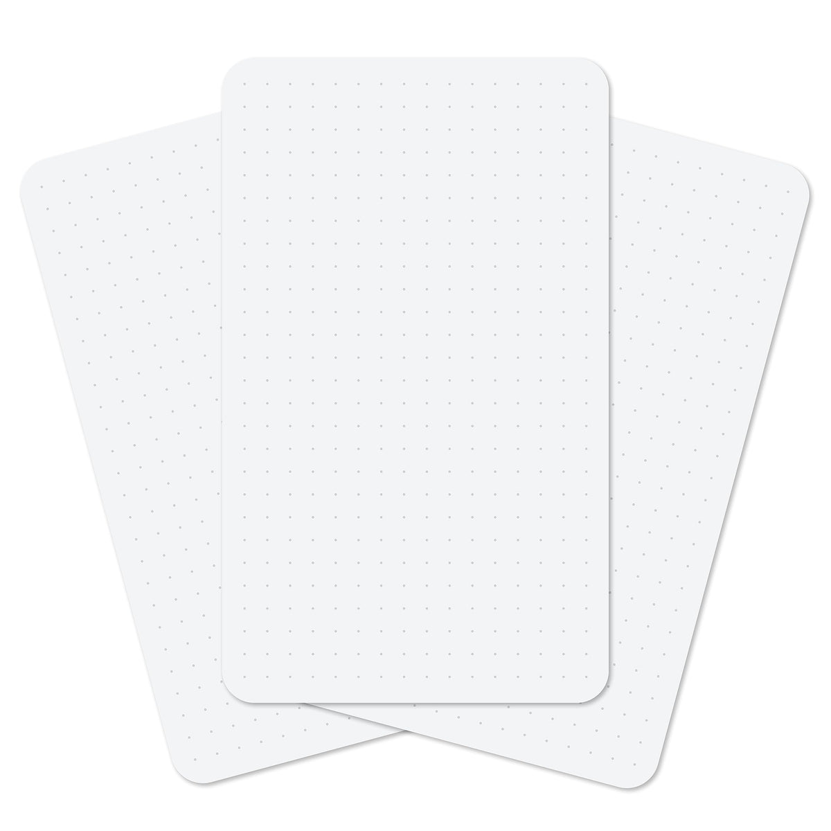 Notsu 4 × 6 dot grid index cards showing rounded corners