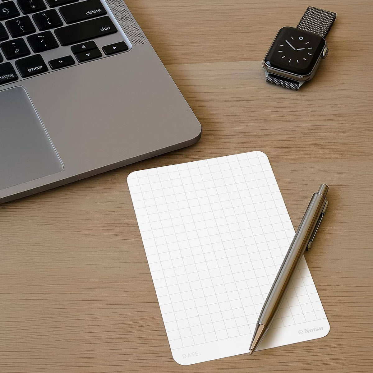 Notsu 3 × 5 inch graph grid index cards, 50 pack