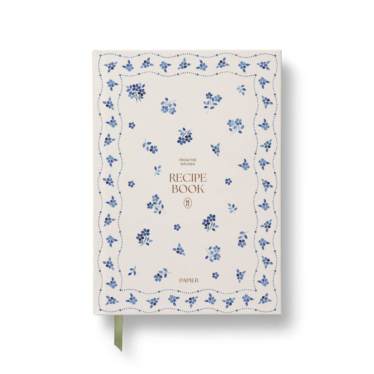 Papier Ceramic guided recipe journal, A5 hardcover