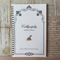 Parcel Calligraphy Notebook, 8.5 x 5.5 inches with 30 natural sheets
