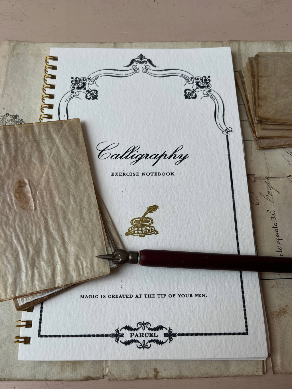 Parcel Calligraphy Notebook from the Parcel workshop