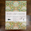 PEPIN Arts & Crafts Movement Gift & Creative Paper Book front cover with orange roses and green foliage