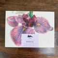 PEPIN Botanical Correspondence Set closed box with a purple iris illustration