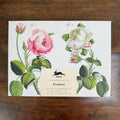 PEPIN Flowers Correspondence Set closed box with vintage rose illustrations