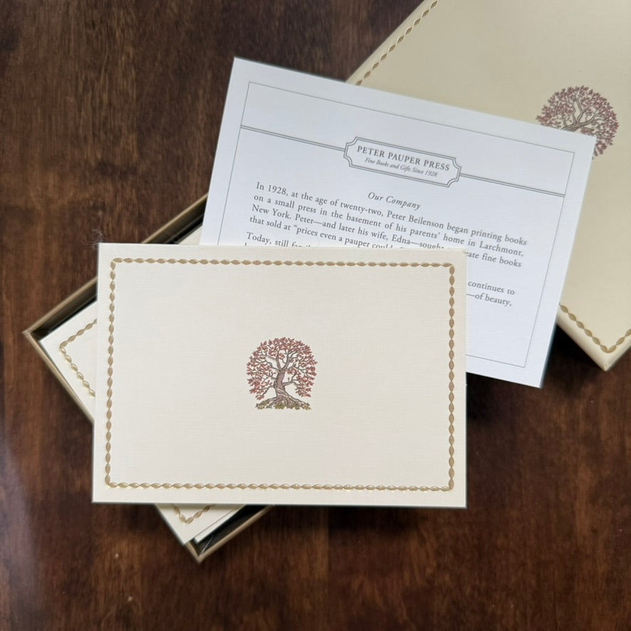 Peter Pauper Press Tree of Life Note Cards boxed correspondence set