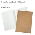 PlannerMonkeyCo B6 Brown Freely Noted+ Tomoe River notebook