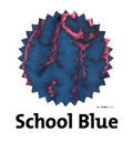 Robert Oster School Blue fountain pen ink swatch showing color and shading