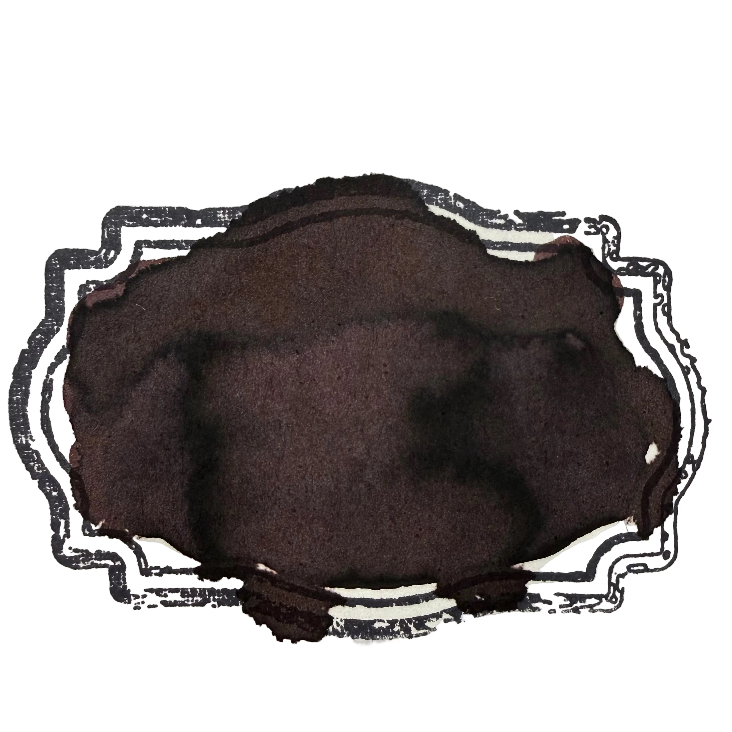 Robert Oster Sepia Nights deep walnut brown fountain pen ink swatch