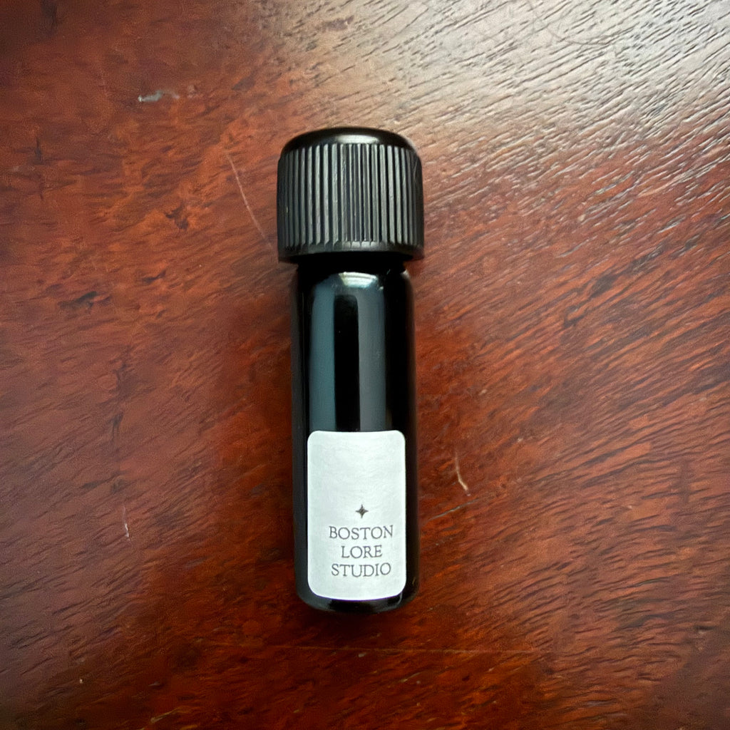Robert Oster Sydney Darling Harbour ink in reusable Boston Lore Studio 5 mL glass Archive Bottle