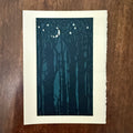 Saturn Press Thicket letterpress greeting card