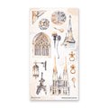 STICKII Gothic Architecture in Watercolor sticker sheet