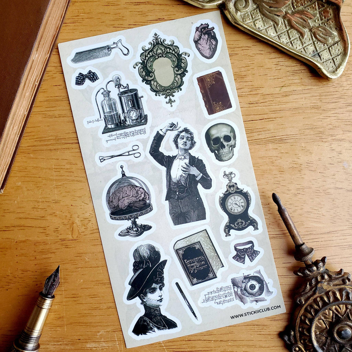 Alternate view of the STICKII It's Alive! sticker sheet