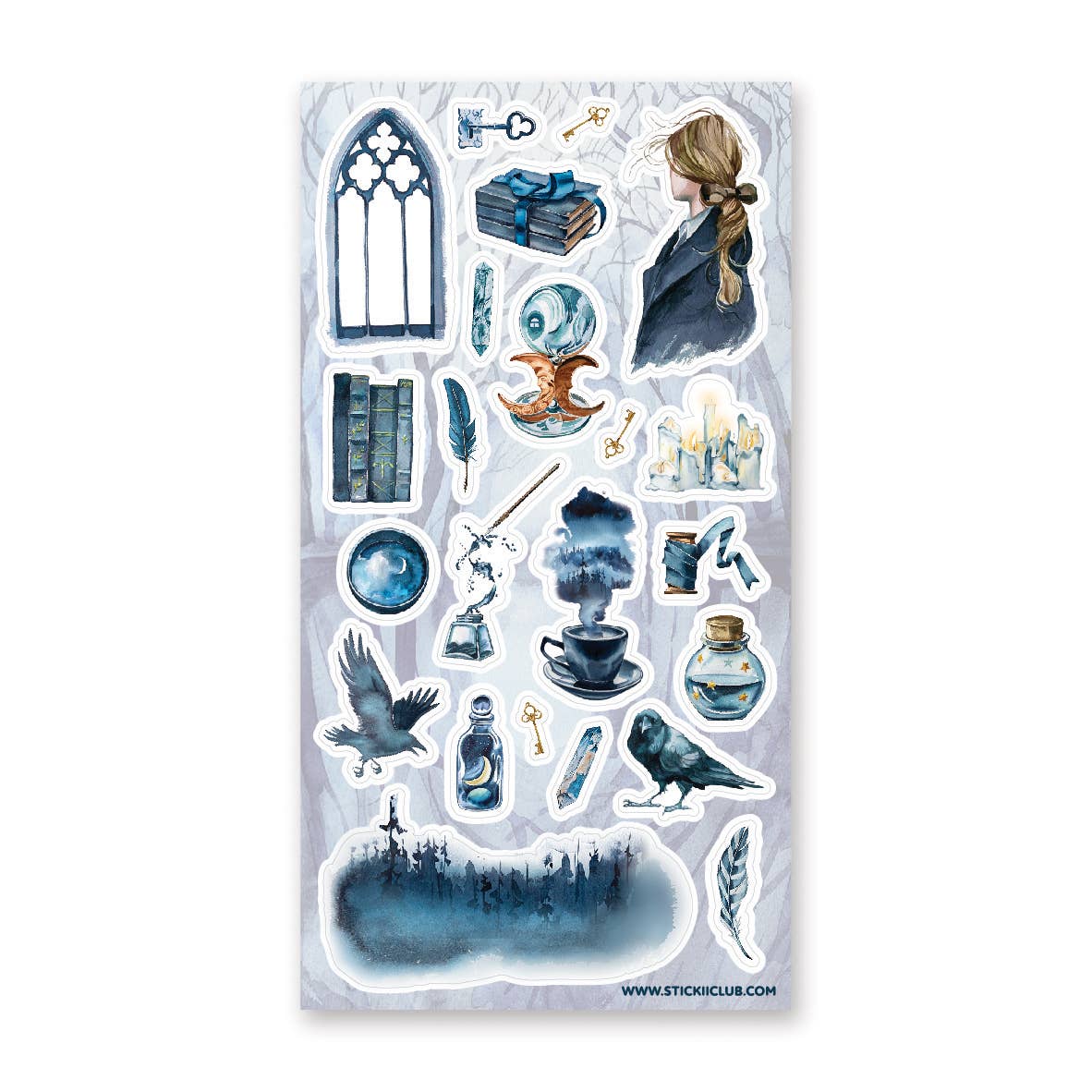 STICKII Secrets of the Castle sticker sheet