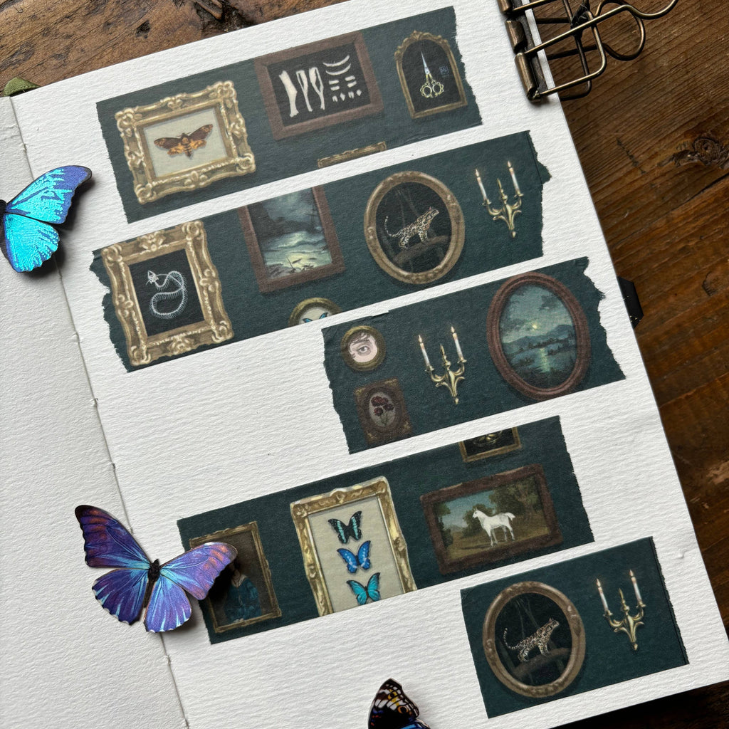 Roll of The Creeping Moon Gallery Wall 30 mm washi tape