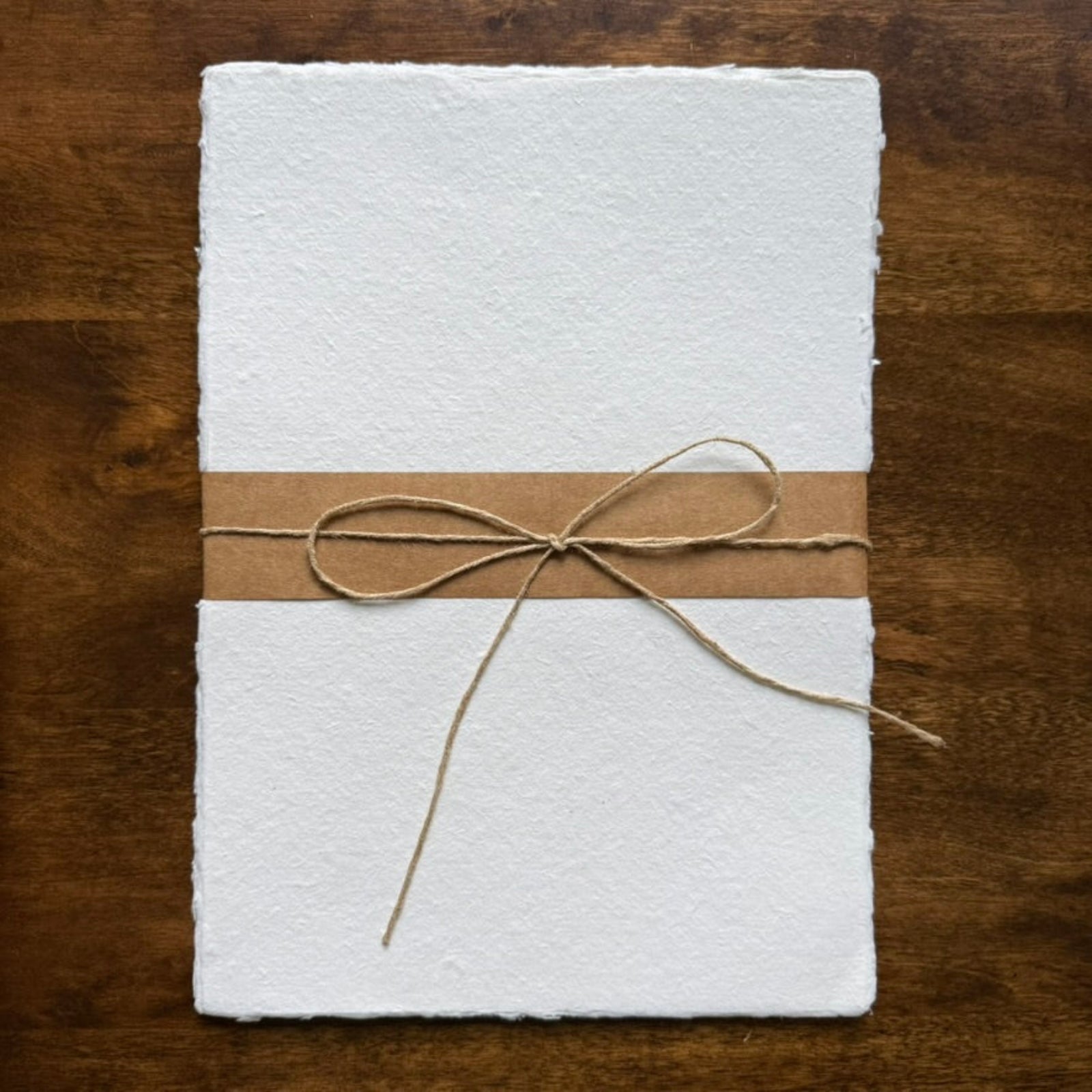 Tri-Art handmade 100% cotton mixed media paper with four deckled edges