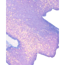 Official Wearingeul A Dream Within a Dream fountain pen ink swatch showing violet ink with gold shimmer