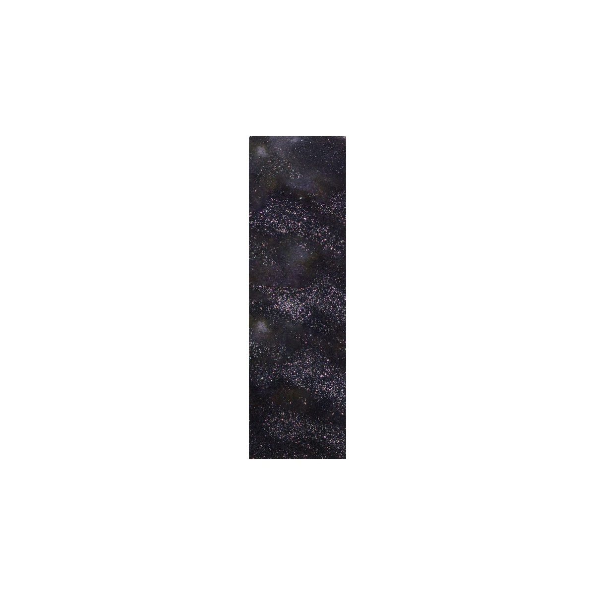 Official Wearingeul The Black Tulip fountain pen ink swatch showing near-black violet with silver shimmer