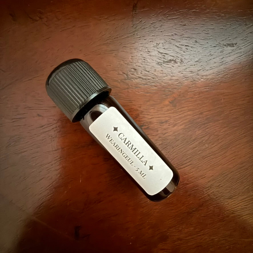 Wearingeul Carmilla fountain pen ink in a 5 mL glass Archive Bottle
