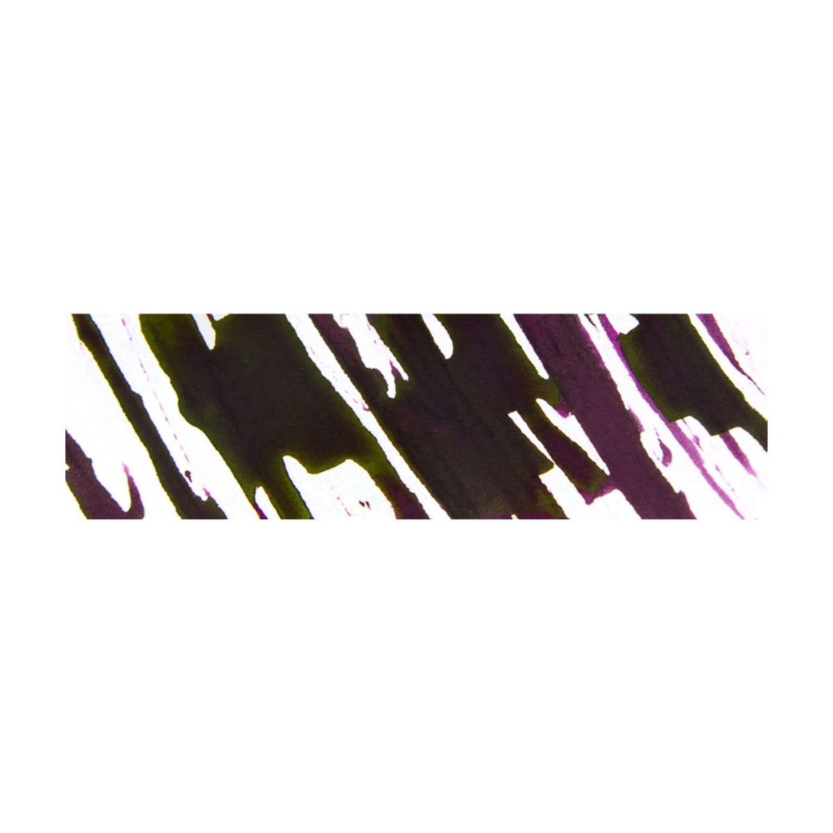 Official Wearingeul Edward Hyde fountain pen ink swatch showing dark violet with green sheen