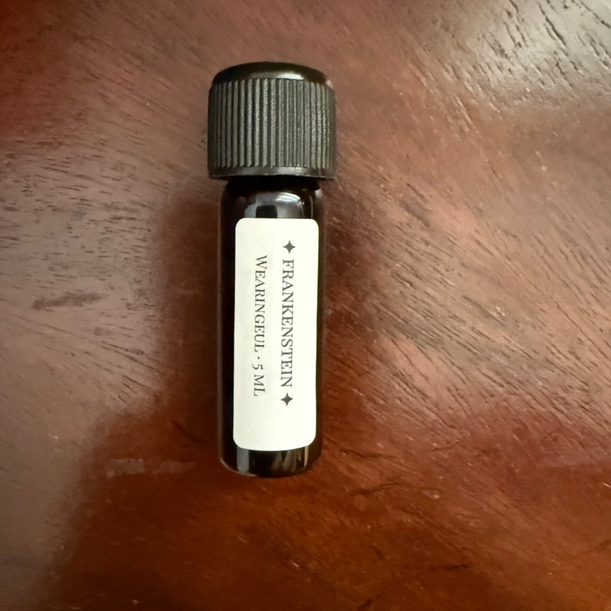 Wearingeul Frankenstein fountain pen ink in a 5 mL glass Archive Bottle