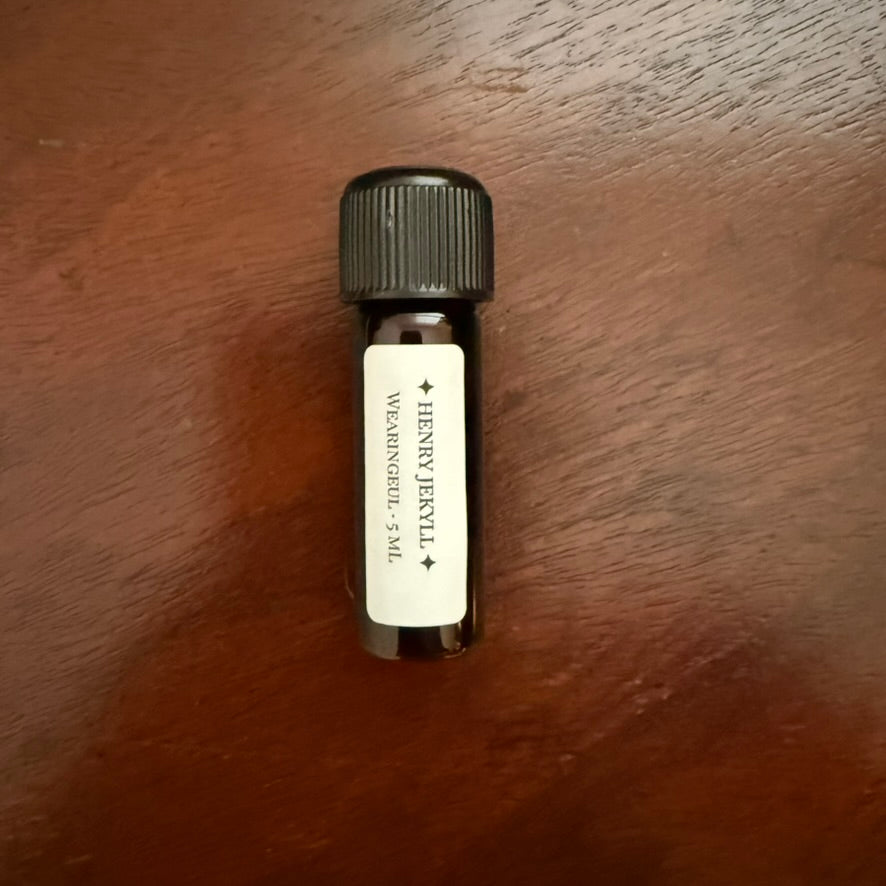 Wearingeul Henry Jekyll burgundy-red fountain pen ink in a 5 mL Archive Bottle