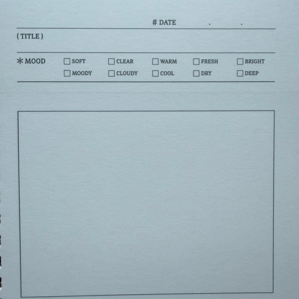 Wearingeul Ink Diary page layout for recording and swatching fountain pen inks