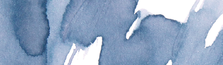 Official Wearingeul swatch of Moby-Dick fountain pen ink showing gray-blue shading