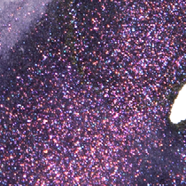 Official Wearingeul Persephone fountain pen ink swatch showing dark violet ink with shimmer