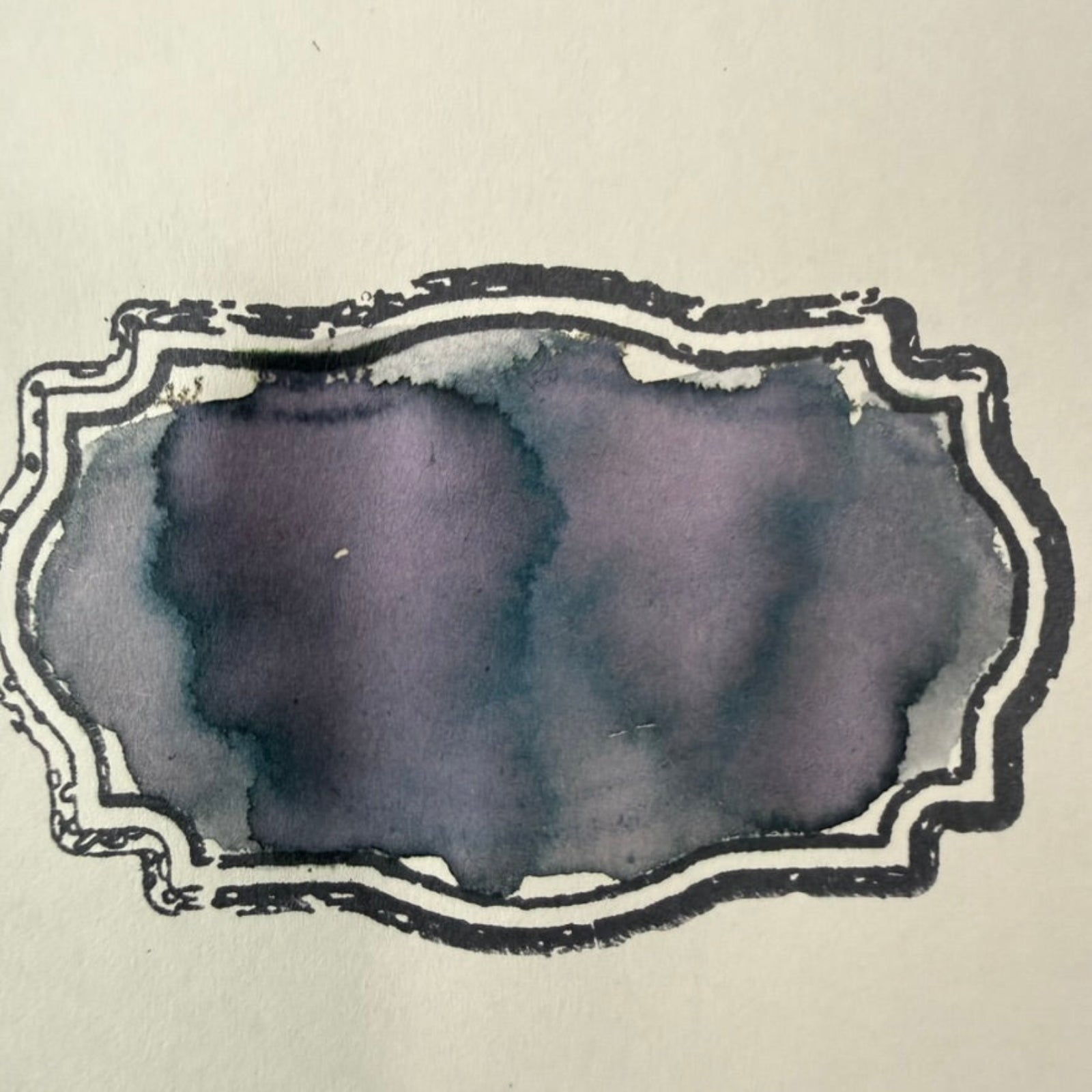 Wearingeul The Picture of Dorian Gray fountain pen ink swatch on Tomoe River 68 gsm paper