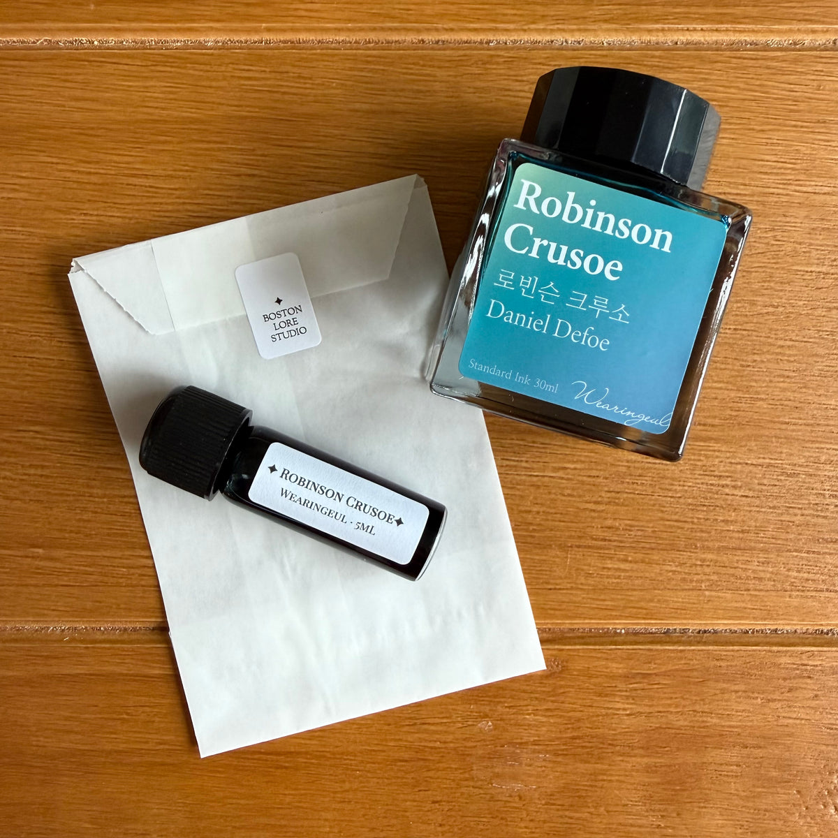 Wearingeul Robinson Crusoe 5 mL Archive Bottle photographed by Boston Lore Studio