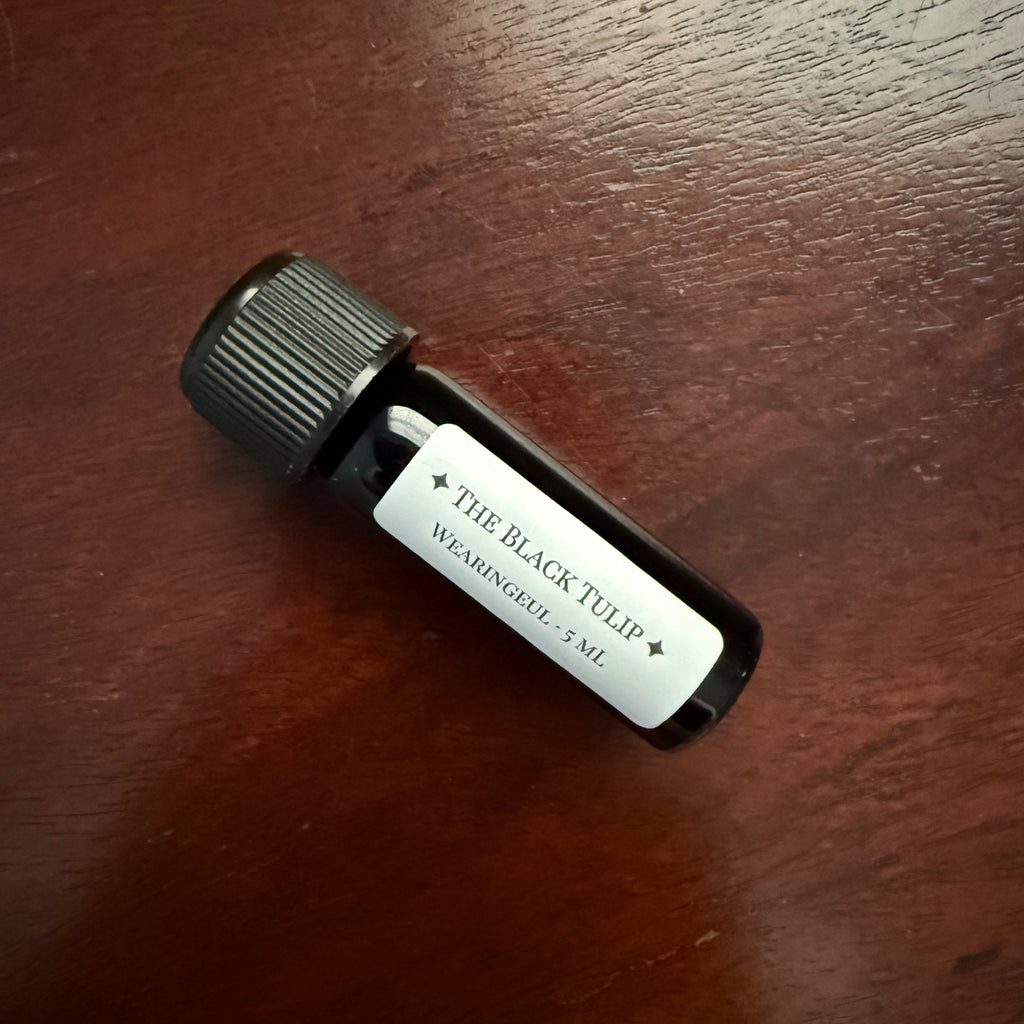 Wearingeul The Black Tulip fountain pen ink in a 5 mL Boston Lore Archive Bottle