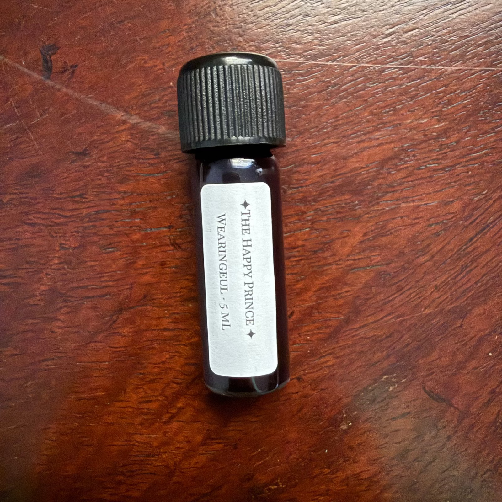 Wearingeul The Happy Prince fountain pen ink in a 5 mL Boston Lore Archive Bottle