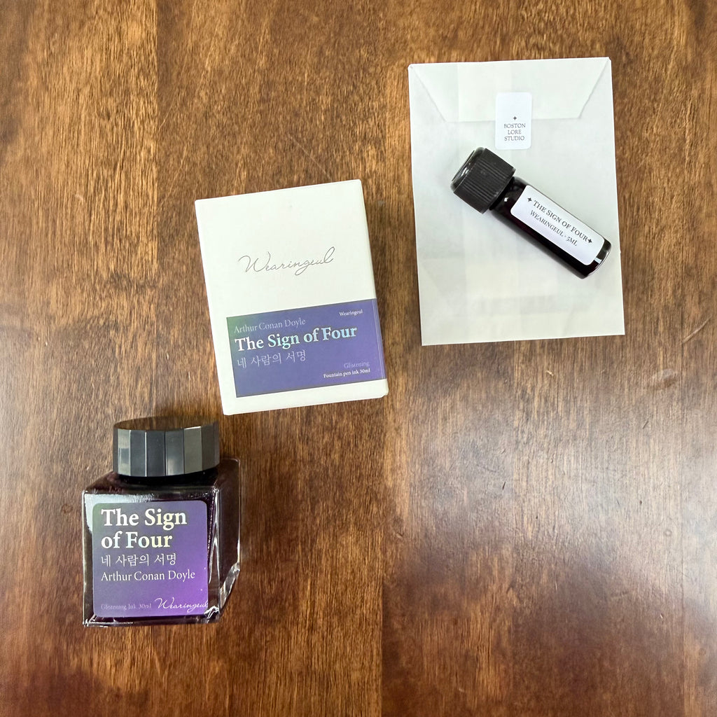 Wearingeul The Sign of Four 5 mL Archive Bottle photographed by Boston Lore Studio