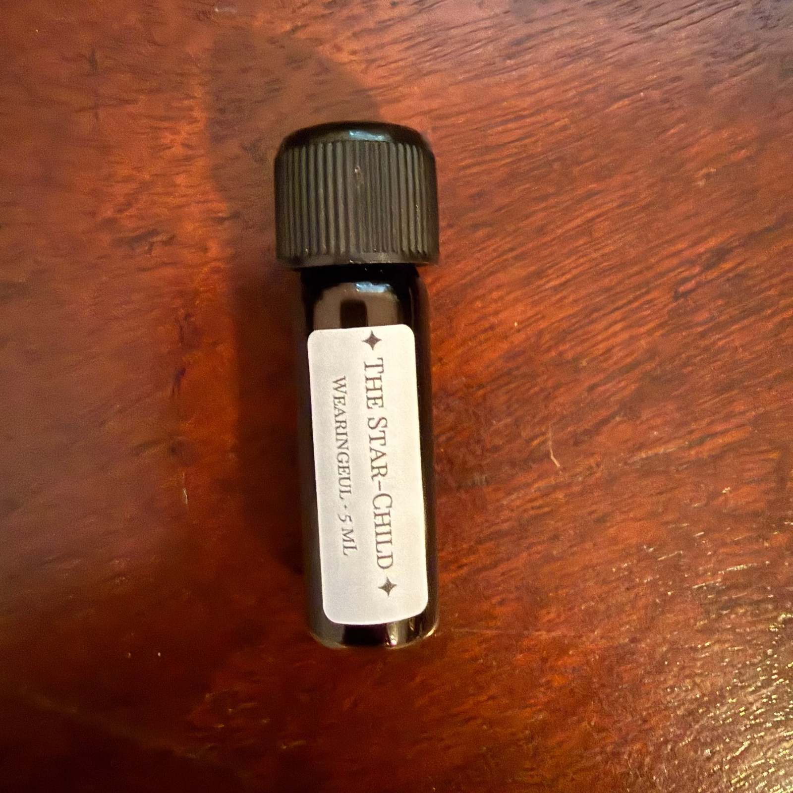 5 mL Archive Bottle of Wearingeul The Star Child fountain pen ink standing upright