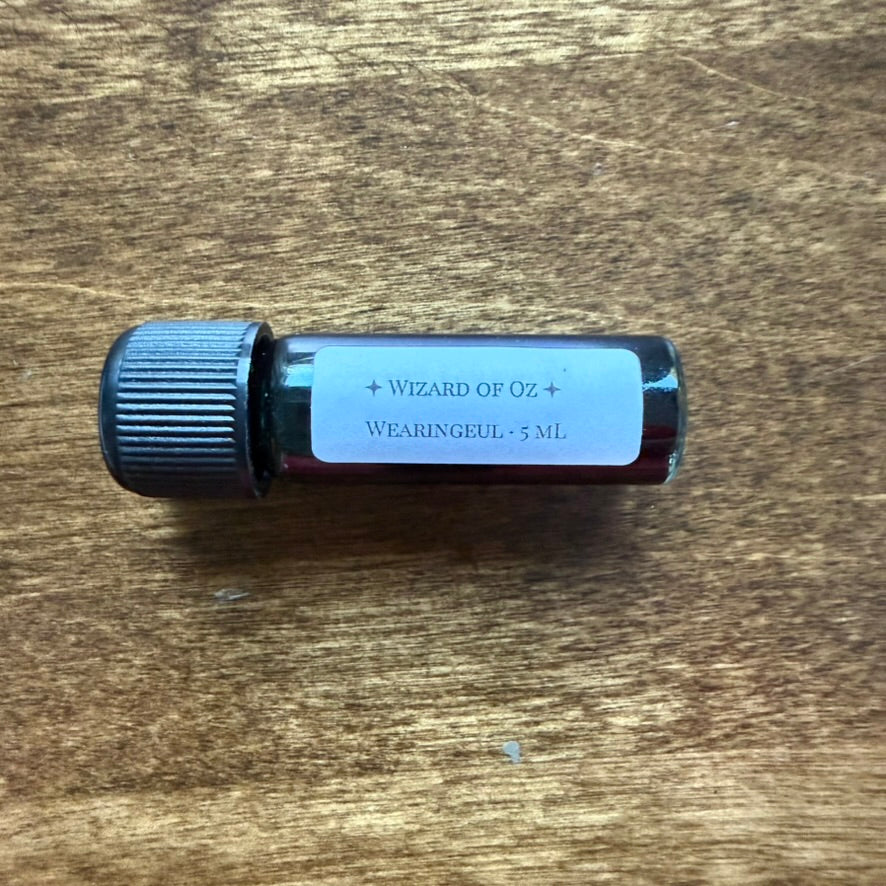 Wearingeul The Wonderful Wizard of Oz fountain pen ink 5 mL Archive Bottle on wood