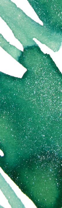 Official Wearingeul The Wonderful Wizard of Oz fountain pen ink swatch showing vivid emerald green with silver and blue shimmer