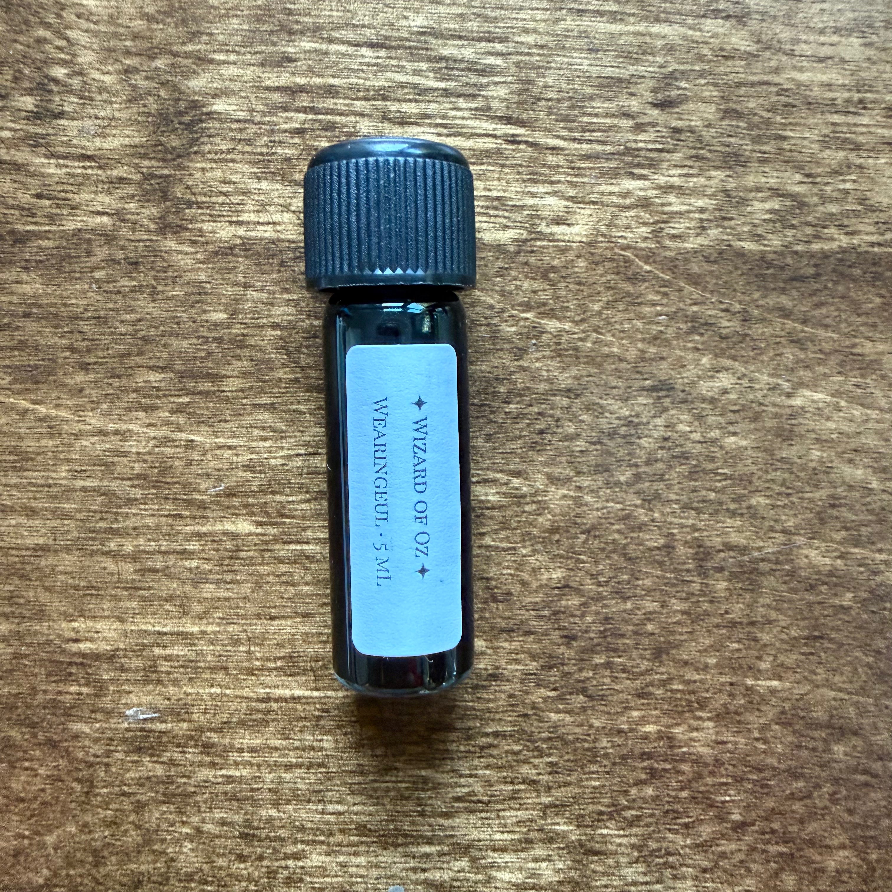 Wearingeul The Wonderful Wizard of Oz fountain pen ink in a 5 mL Boston Lore Archive Bottle