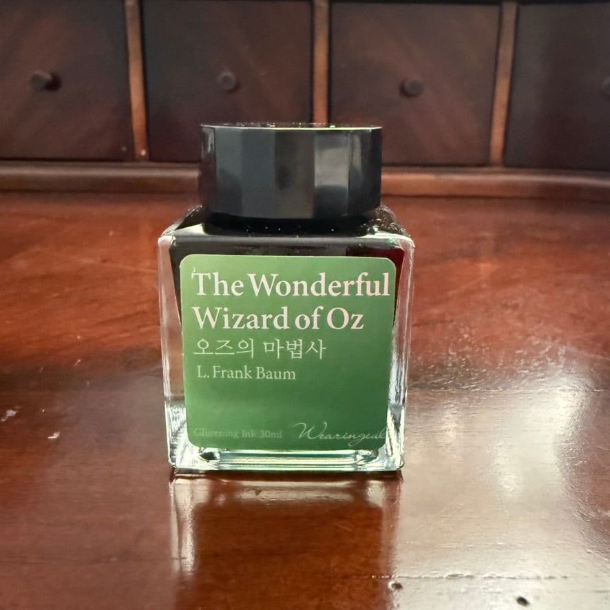 Wearingeul The Wonderful Wizard of Oz green shimmering fountain pen ink bottle